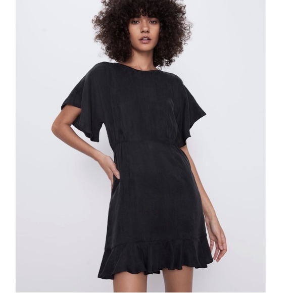 ZARA RUFFLE DRESS - Picture 2 of 7